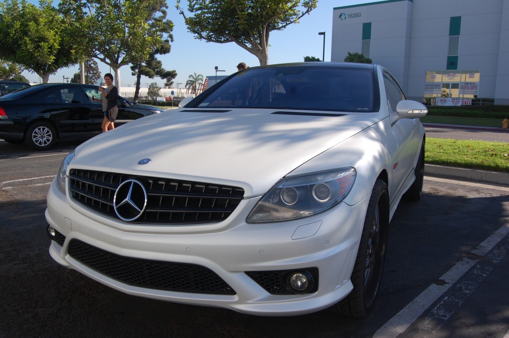 Plasti-dipped 2008 Mercedes Benz CL63