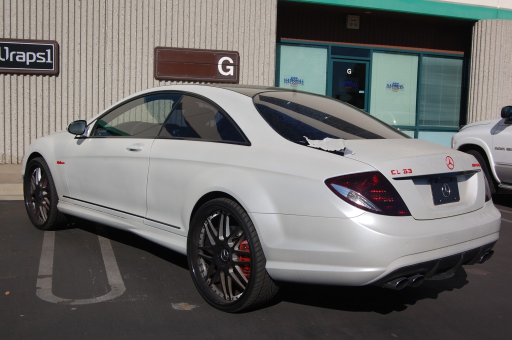 Plasti-dipped 2008 Mercedes Benz CL63