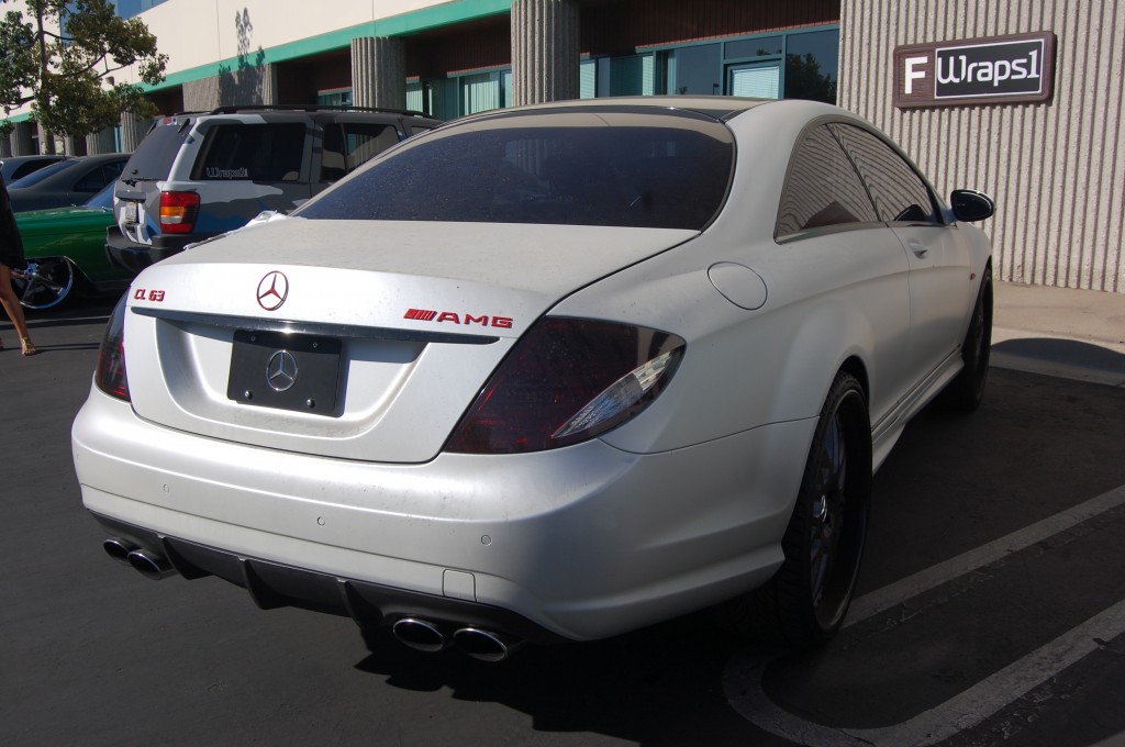 Plasti-dipped 2008 Mercedes Benz CL63